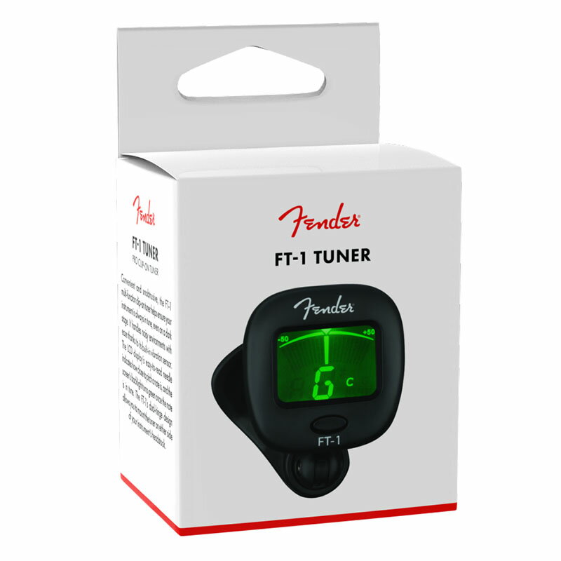 Fender FT-1 Pro Clip-On Tuner ����åץ��塼�ʡ� �ե������