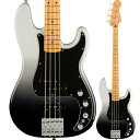 Player Plus PJピックアップを搭載したPlayer Plus Precision Bass&#174;は、フェンダーのベースサウンドの特徴である、圧巻のパンチ力と唸るようなトーンを提供します。アクティブ3バンドEQにより繊細なサウンドデザインができ、アクティブ／パッシブの切り替えが究極のフレキシビイリティを実現します。サテンフィニッシュのModern "C "シェイプネックは滑らかでスピーディーなプレイに適しています。質量を高めた堅牢な構造のHiMass&#8482;ブリッジにより豊かなサスティンとレゾナンス、そして完璧なイントネーションが得られます。フェンダーの伝統的なスタイル、先進的なパフォーマンス、そして魅力的な新しいフィニッシュを備えたPlayer Plus Precision Bassは、あなたのクリエイティビティを刺激し、ワンランク上のプレイをサポートします。Series: Player Plusモデル番号: 0147362336Body Material: AlderBody Finish: Gloss PolyesterNeck: Maple,Neck Finish: Satin UrethaneFingerboard: Maple or Pau Ferro, 12” (305 mm)Frets: 20, Medium JumboPosition Inlays: Black Pearloid Dot (Maple), White Pearloid Dot (Pau Ferro)Nut (Material/Width): Synthetic Bone, 1.625” (41.3 mm)Tuning Machines: Standard Open-GearScale Length: 34” (86.36 cm)Bridge: Fender HiMass&#8482; with Chrome-Plated Zinc SaddlesPickguard: 3-Ply Black (336), 3-Ply Mint Green (300, 376), 4-Ply Tortoiseshell (323)Pickups: Player Plus Noiseless&#8482; Jazz Bass&#174; (Bridge), Player Plus Noiseless&#8482; Precision Bass&#174;(Middle), (Neck)Pickup Switching: Pan PotControls: Master Volume, Pan Pot (Pickup Selector), Treble Boost/Cut, Midrange Boost/Cut, BassBoost/Cut, Active/Passive Mini ToggleControl Knobs: Knurled Flat-TopHardware Finish: Nickel/ChromeStrings: Fender&#174; USA 250L Nickel Plated Steel (.009-.042 Gauges), PN 0730250403Case/Gig Bag: Included: Deluxe Gig Bag