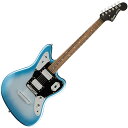 Squier&#174; Contemporary Jaguar&#174; HH STは、こだわりの強い現代のプレーヤーを満足させるために、これまでの象徴的なフェンダーデザインには無かった、大胆な変更を加えました。このギターの心臓部は、リアに搭載されたSquier SQR&#8482; Atomic&#8482; Humbuckingピックアップで、上部のコントロールプレートでコイルタップとシリーズ/パラレルのスイッチングをすることが出来、その多彩なサウンドは幅広いジャンルで活躍します。最適なトーンと安定性が特徴のローステッドメープルネックと、卓越したプリアビリティを追求したスカルプテッドヒールデザインは、ハイポジションへのアクセスを容易にします。安定した弦のフィーリングが得られるストップテイルピースで調整可能なブリッジ、滑らかなチューニングと弦交換が簡単なスプリットシャフト付シールドギアのチューニングマシンなど、スペック表だけでは分からない高性能なコンポーネントを備えています。また、ステルスブラックのハードウェアと、プレミアムな外観のクロムロゴを配した洗練されたマッチングヘッドは唯一無二のルックスを演出します。Series: Contemporaryモデル番号: 0370350536Body Material: PoplarBody Finish: Gloss PolyurethaneNeck: Roasted Maple, “C” ShapeNeck Finish: Satin Urethane with Gloss Urethane Headstock FaceFingerboard: Indian Laurel, 12” (305 mm)Frets: 22, JumboPosition Inlays: (), Pearloid Dot (Indian Laurel)Nut (Material/Width): Graphite, 1.650” (42 mm)Tuning Machines: Sealed Die-Cast with Split ShaftsScale Length: 24” (610 mm)Bridge: 6-Saddle Adjustable BridgePickguard: 3-Ply BlackPickups: Squier&#174; SQR&#8482; Atomic&#8482; Humbucking (Bridge), Squier&#174; SQR&#8482; Atomic&#8482; Humbucking(Neck)Pickup Switching: 3-Position Blade: Position 1. Bridge, Position 2. Bridge and Neck, Position 3. NeckControls: Master Volume, Master ToneControl Knobs: Knurled DomeHardware Finish: ChromeStrings: Nickel Plated Steel (.009-.042 Gauges)Case/Gig Bag: None