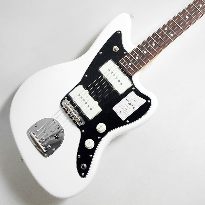 【9/15まで P5倍or10倍!(対象外あり)】Fender Made in Japan Hybrid II Jazzmaster, Rosewood Fingerboard, Arctic White フェンダージャパン（2枚目）