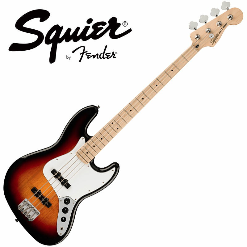 Squier by Fender Affinity Series Jazz Bass 3-Color Sunburst ジャズベース〈スクワイヤー フェンダー〉 1