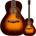 Fender PS-220E Parlor, Ovangkol Fingerboard, 3-Tone Vintage Sunburst〈フェンダーエレアコ〉
