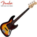 Fender Made in Japan Junior Collection Jazz Bass, Rosewood Fingerboard, 3-Color Sunburst ジュニア ジャズベース〈フェンダージャパン〉