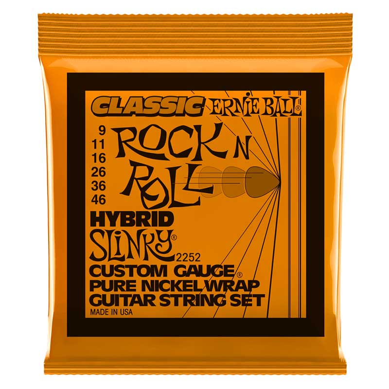 ERNIE BALL 2252 Hybrid Slinky Classic Rock n Roll 9-46 エレキギター弦〈アーニーボール〉