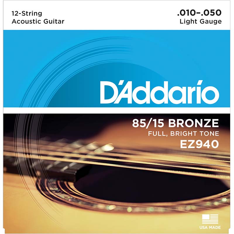 D addario EZ940 12 Strings Light アコースティック弦 12弦用 ダダリオ 