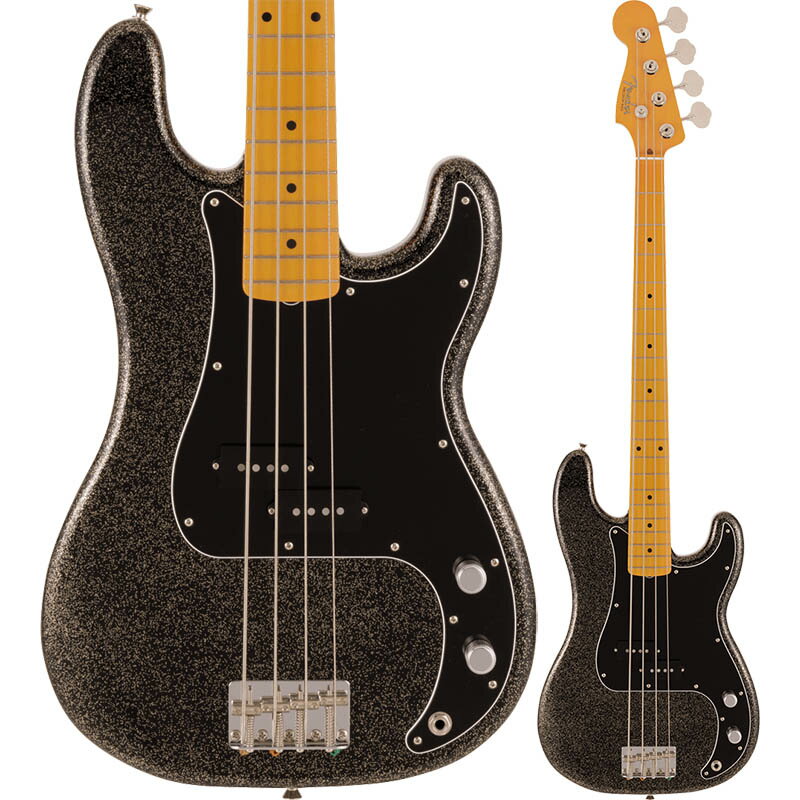 Fender J Precision Bass Maple Fingerboard Black Gold〈フェンダー〉