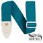 ERNIE BALL #5349 TEAL &WHITE POLYPRO GUITAR STRAP ȥåסҥˡܡ