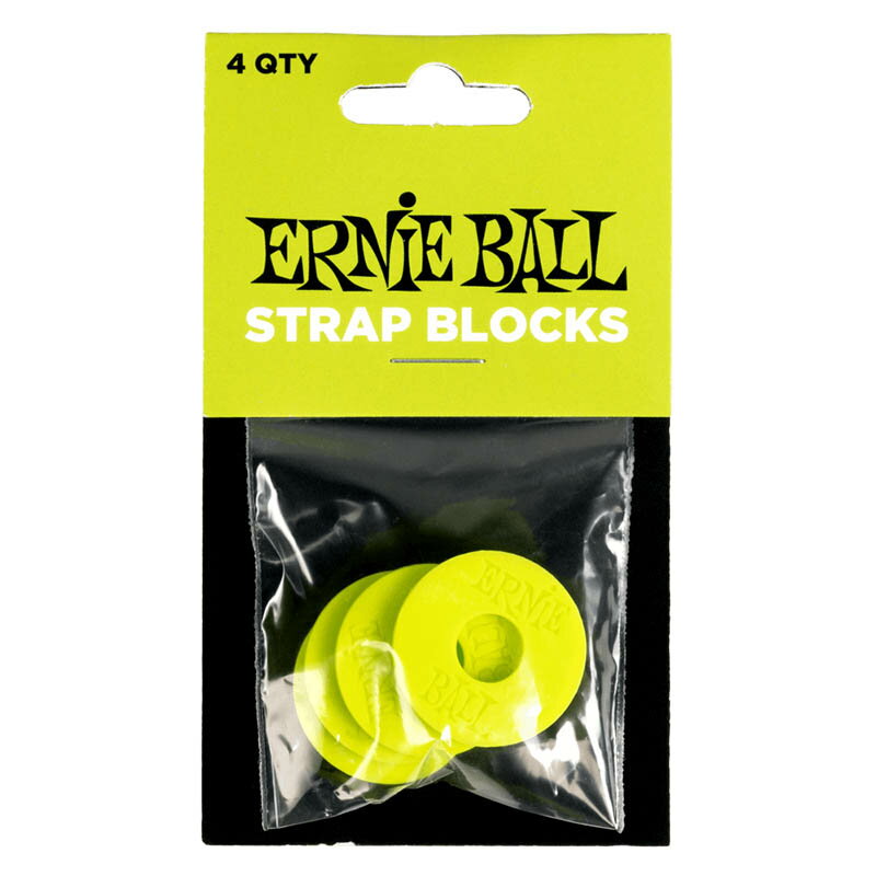 ERNIE BALL #5622 GREEN STRAP BLOCKS ストラップ ブロック〈アーニーボール〉
