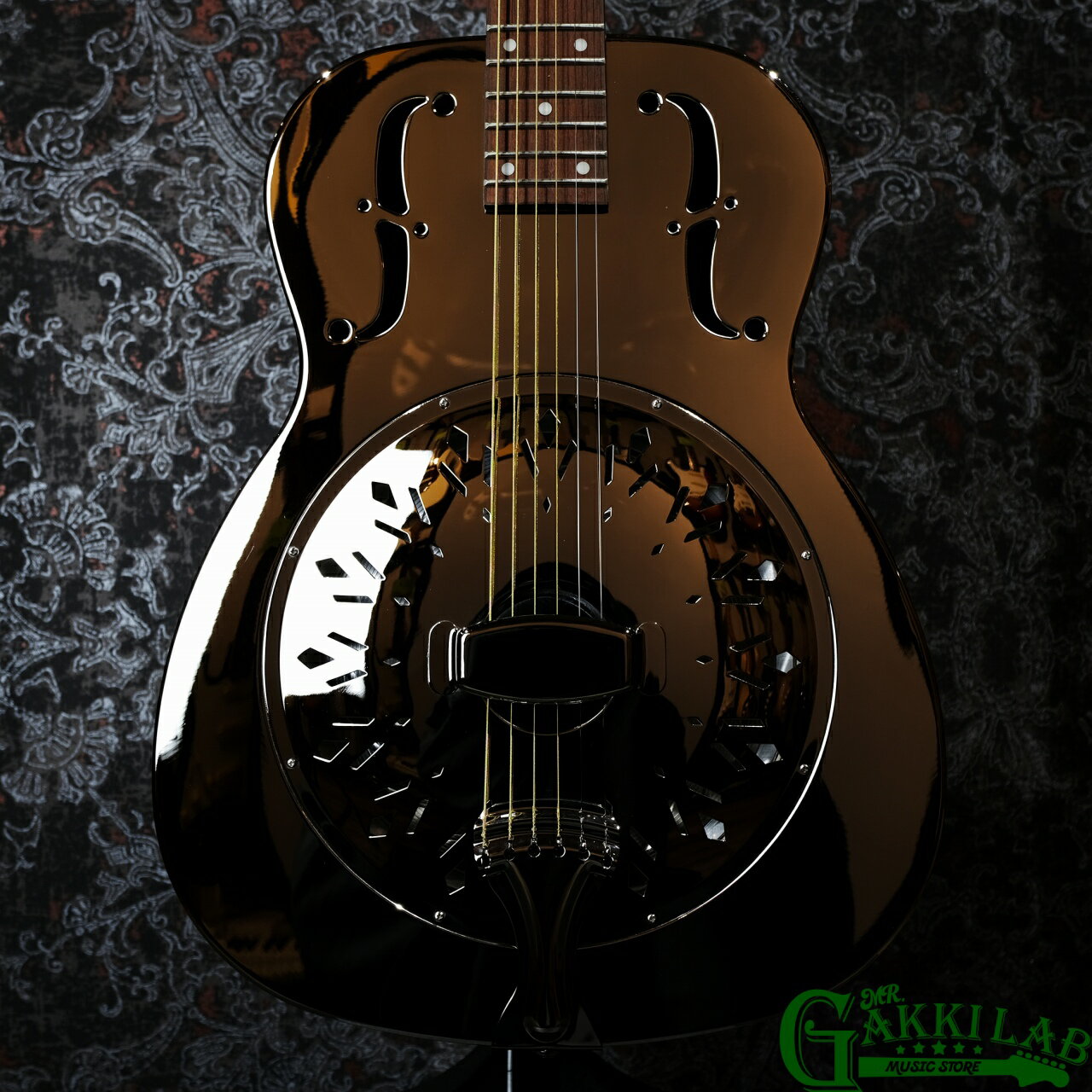 Epiphone - Epiphone Dobro Hound Dog M-14 Metal Body Round Neck / Nickel エピフォン ドブロ リゾネーター ギター 【現物画像】【専門の職人が検品を行い、最適なセッティングでお届けします】