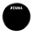 TAMA ドラムヘッド　バスドラム用 20インチ　黒地 TAMAロゴ白