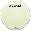 TAMA ドラムヘッド　バスドラム用 18インチ　白地(コーテッド) TAMA＋Starclassicロゴ黒　