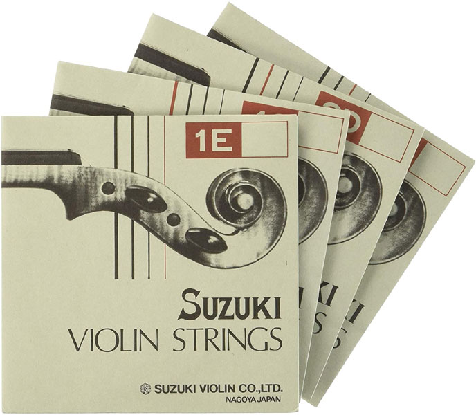 SUZUKI VIORLIN STRINGS 3/4&#12316;4/4サイズ用 バイオリン1本分のセット弦