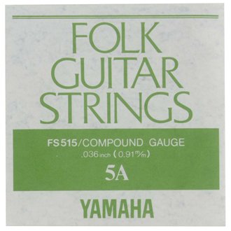 【メール便可】YAMAHA フォークギター弦 バラ弦 FS515　.036インチ