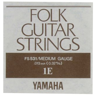 【メール便可】YAMAHA フォークギター弦 バラ弦 FS531　1E .013インチ