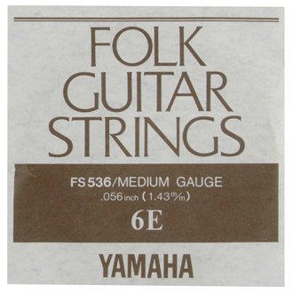 【メール便可】YAMAHA フォークギター弦 バラ弦 FS536　6E .056インチ