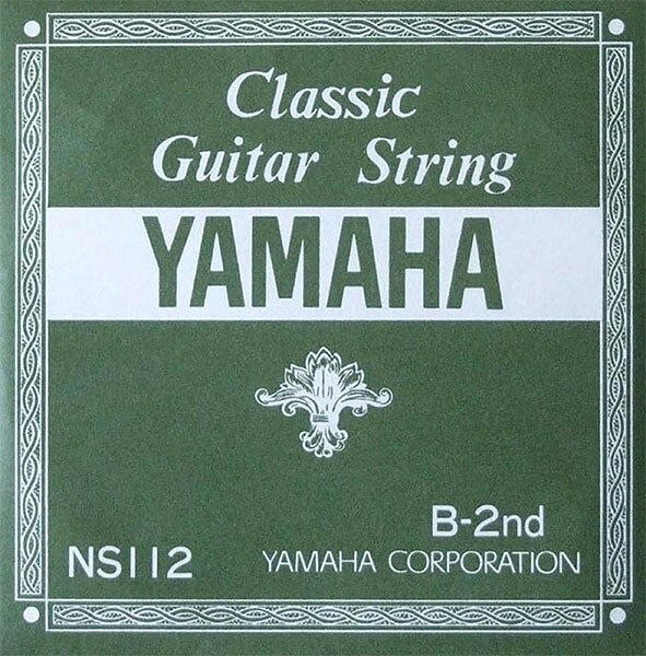 ヤマハ　ナイロンギター弦、バラ弦。 セット弦NS110の2弦のみ1本バラ売りです。 NS112 2弦 .083mm　