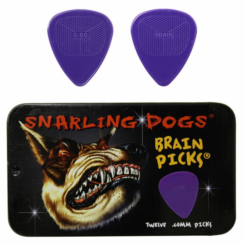 【メール便可】D'Andrea USA ピック BRAIN PICKS　-Pick Set-　TNSDB351　0.6mm〜1.14mm[ピックケース付き12枚セット]