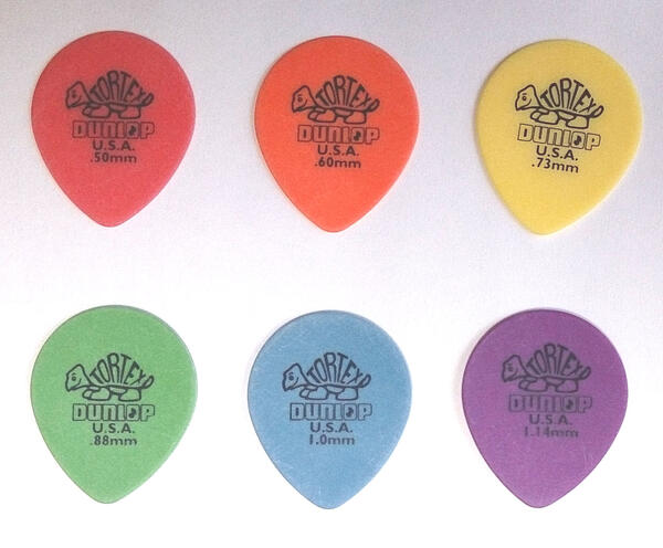 【メール便可】Jim Dunlop　ギター ピック　Tortex Tear Drop 413