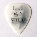 【メール便可】SCHECTER　ピック　悠介 / Lynch SPA-LY10 WH アーティストピック