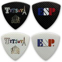 【メール便可】ESP ピック PA-LT10-Tricolour tetsuya L 039 Arc-en-Ciel アーティストピック