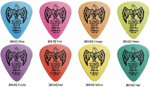 【メール便可】アーニーボール ピック Everlast Pick