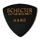 【メール便可】SCHECTER　ピック　ナイロン トライアングル HARD ブラック