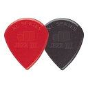 Jim Dunlop　ギターピック　Nylon Jazz III XL　47RXL　RD,BK