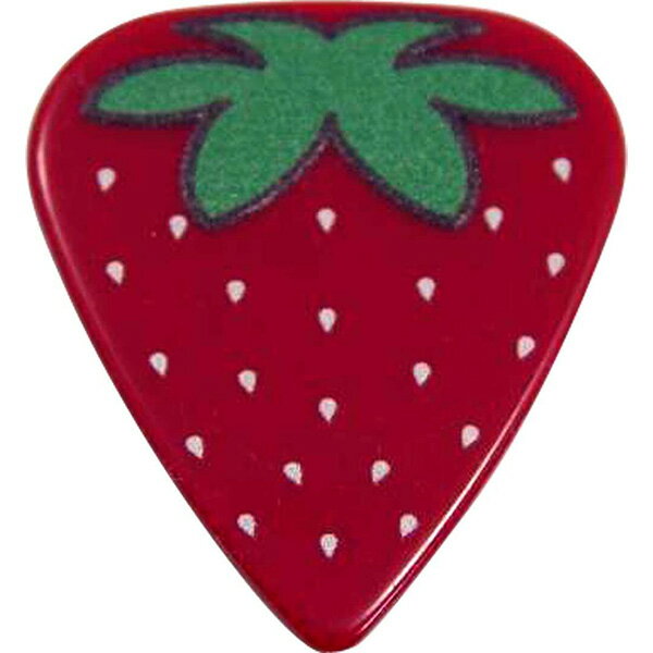 【メール便可】DAIKING ピック いちご Strawberry 1.0mm　キャラピック