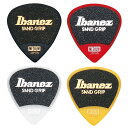 【メール便可】Ibanez アイバニーズ ピック PA16MSG　ショート・ティアドロップ　サンドグリップ　MEDIUM