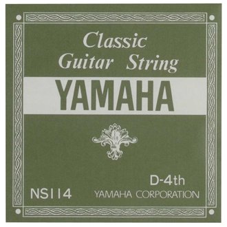 ［　メール便　対応可　］　クラシックギター　バラ弦　【　4弦　】　12本セット　YAMAHA　NS114　バラ　ナイロン弦　4弦（D-4th）×12個　ヤマハ　...