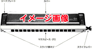 【御見積/ご注文 フォーム】 ホーナー スーパー64X クロマチックハーモニカ 7584/64 用 お取り寄せ 部品 ハーモニカパーツ
