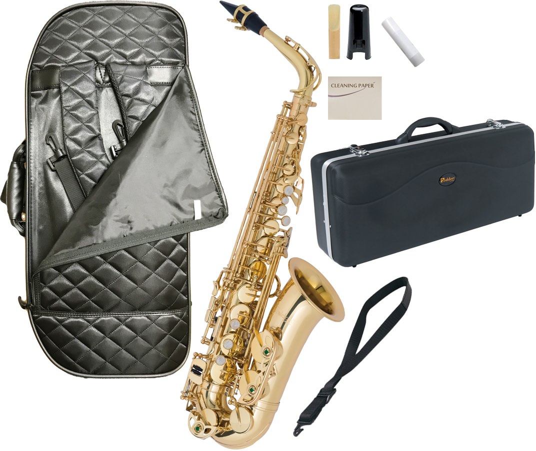 Antigua ( アンティグア ) AS2800 エルドン アルトサックス 新品 アウトレット セミハードケース セット ラッカー eldon GL Alto saxophone gold 　北海道 沖縄 離島不可