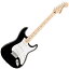 SQUIER ( スクワイヤー ) Affinity Stratocaster Black / MN ストラトキャスター エレキギター by フェンダー 【春特価！ピック20枚プレゼント 】