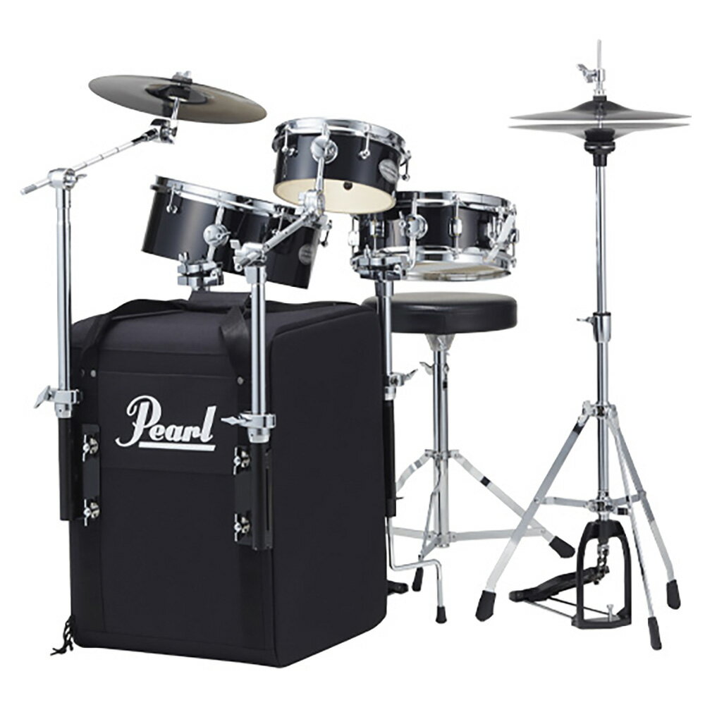 Pearl ( パール ) Rhythm Traveler Black Box RT-703/C ドラムセット リズムトラベラー ブラックボックス【RT-703/C 】【在庫有り 】 コンパクト アコースティック 持ち運び ミニ