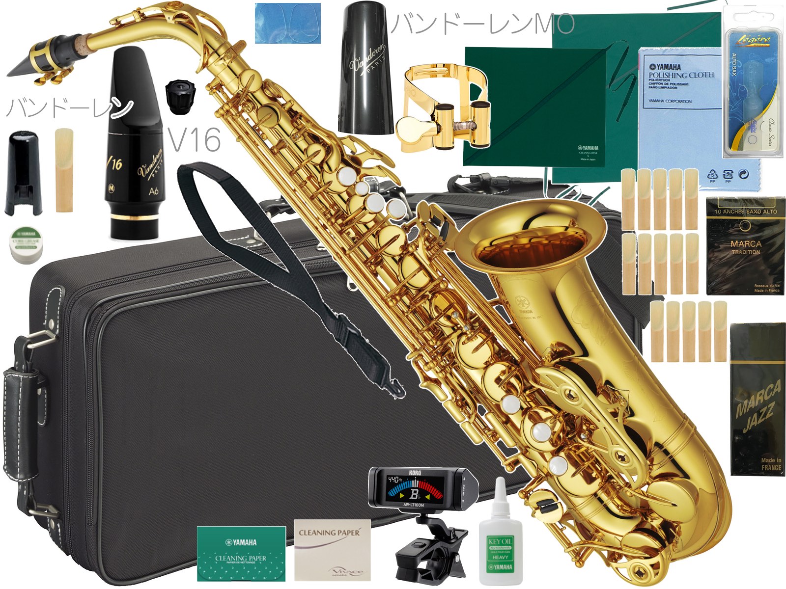 YAMAHA ( ޥ ) YAS-62 ȥå JAZZ Хɡ V16 ޥԡ å å   Alto saxophone gold ̳ƻ  ΥԲ
