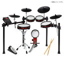 ALESIS ( アレシス ) 電子ドラム Crimson II Special Edition ペダル 初心者【在庫有り 】 ドラム 軽音楽 吹奏楽 自宅練習 メッシュ 静か 赤 クリムゾン 3シンバル