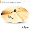 シンクラッシュよりウエイトが増した分、より明るく強い高域の響きを持つ。【 A Zildjian 】Bright Full bodied + Natural 気取らない成熟感、応用自在 ベートーベンからビートルズまで、音楽の歴史と共に歩んできた全てのシンバルの基本、世界で最も愛されるオリジナルジルジャンシンバル。 ハイハット・ライド・クラッシュなどのシンバルの呼び名も、このAジルジャンシンバルにネーミングされ現在に至る。まさにコンテンポラリー・ドラミングの歴史そのものがここにある。 &nbsp; &nbsp; 【主な仕様】 サイズ : 16&quot; 40cm ウエイト : Medium Thin SC:NAZL16C.MT SKU: A0230 Size: 16&quot; Long Sustain Cymbal Type: Crashes Project Volume Medium Thin Weight Skill Level(s): Advanced, Beginner, Intermediate, Professional &nbsp; ■上記製品仕様は2023年3月時点のものです。■ ※製品の仕様及びデザインは予告なく変更される場合があります。 ※多数のサイトに掲載しております。ご注文のタイミングによりご用意できない場合がございます。あらかじめご了承くださいませ。 随時更新するよう努めてはおりますが、最新状況は常に変動するため合わせてメーカーでもご確認下さい。 &nbsp; &nbsp;　