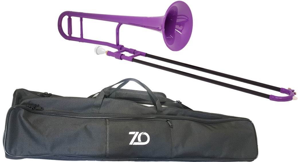 ZO ( ゼットオー ) TTB-04 テナートロンボーン パープル アウトレット プラスチック 細管 管楽器 tenor trombone purple　北海道 沖縄 離島不可