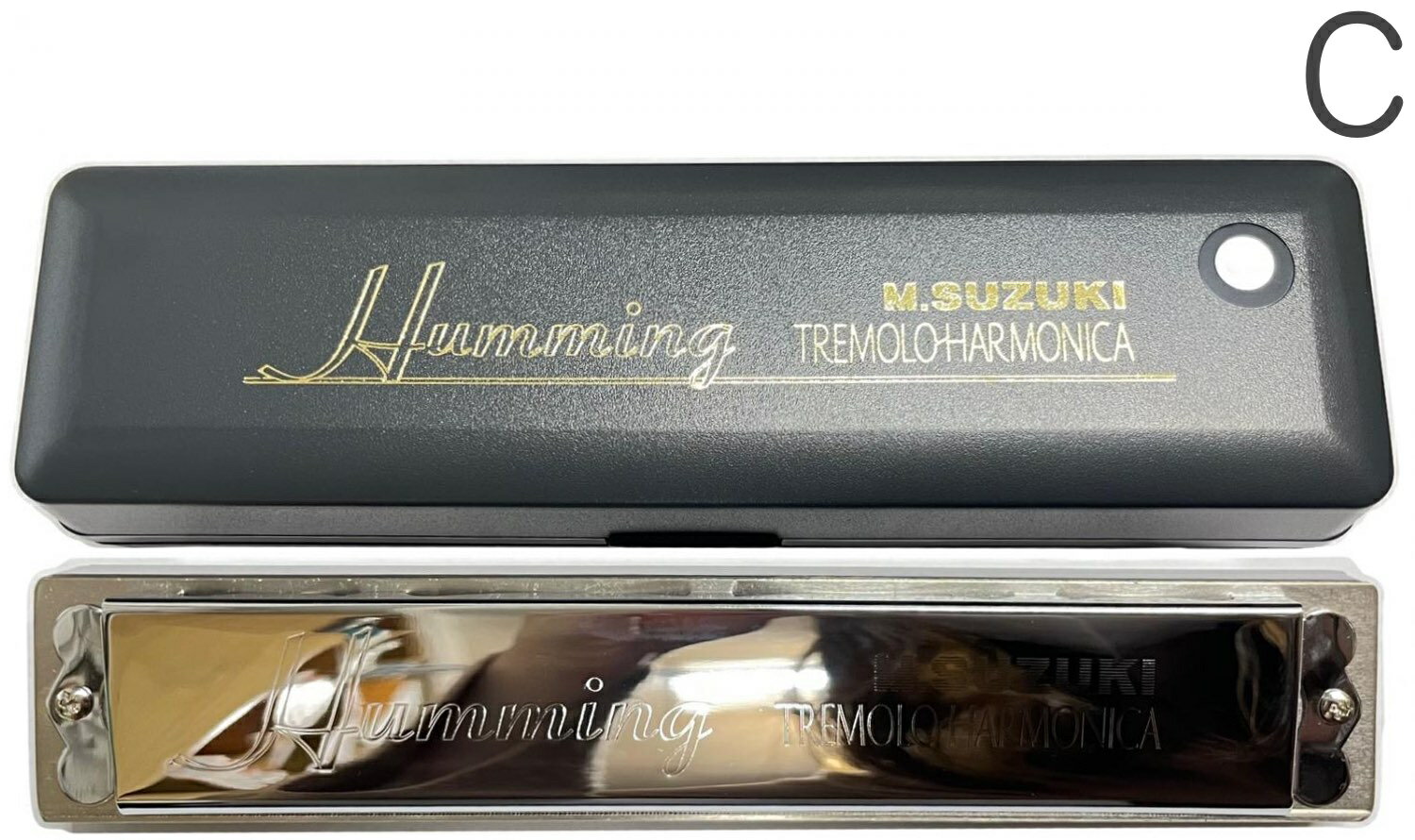 SUZUKI ( スズキ ) SU-21 Humming C調 ハミング 複音ハーモニカ 21穴 日本製 リード 楽器 ハーモニカ Tremolo Harmonica メジャー C 【北海道不可 沖縄不可 離島不可】