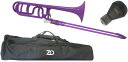 ZO ゼットオー トロンボーン 太管 TB-04 パープル アウトレット プラスチック テナーバストロンボーン tenor bass trombone purp...