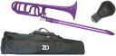 ZO ( ゼットオー ) トロンボーン 太管 TB-04 パープル アウトレット プラスチック テナーバストロンボーン tenor bass trombone purple ミュート セット　北海道 沖縄 離島不可