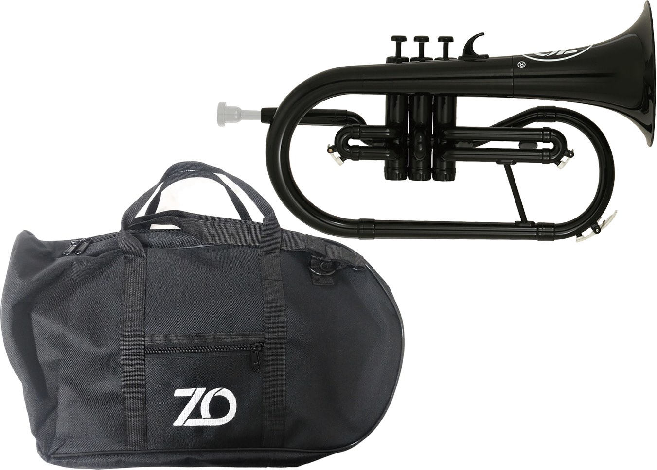 ZO ( ゼットオー ) FL-05 フリューゲルホルン ブラック 新品 アウトレット プラスチック 管楽器 Flugel horn black …