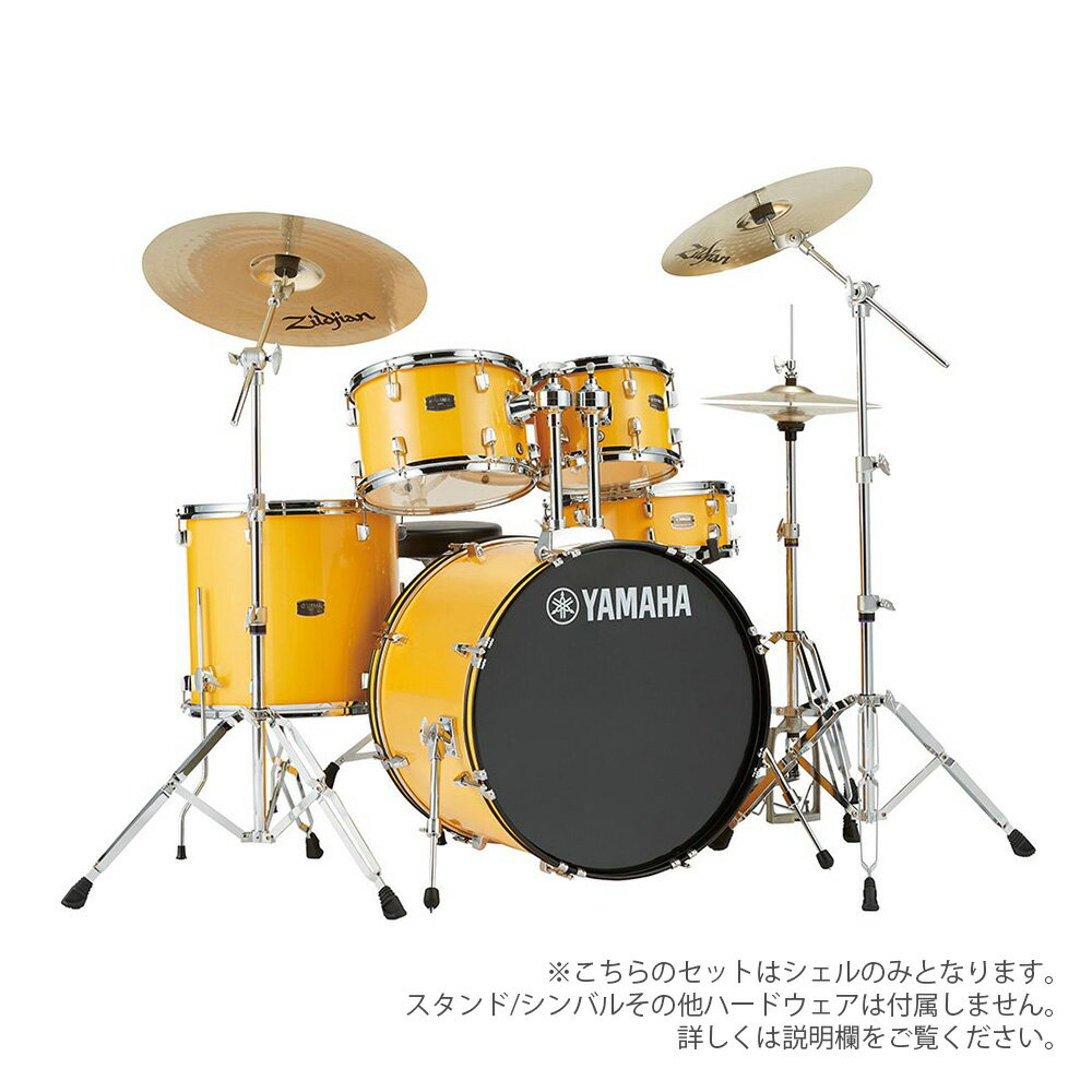 YAMAHA ( ヤマハ ) RYDEEN RDP2F5 #YL イエロー 【 22"バスドラム 標準サイズ シェルセット 】【4月26日時点メーカー在庫あり 】 ドラムセット 初心者 ビギナー 軽音楽