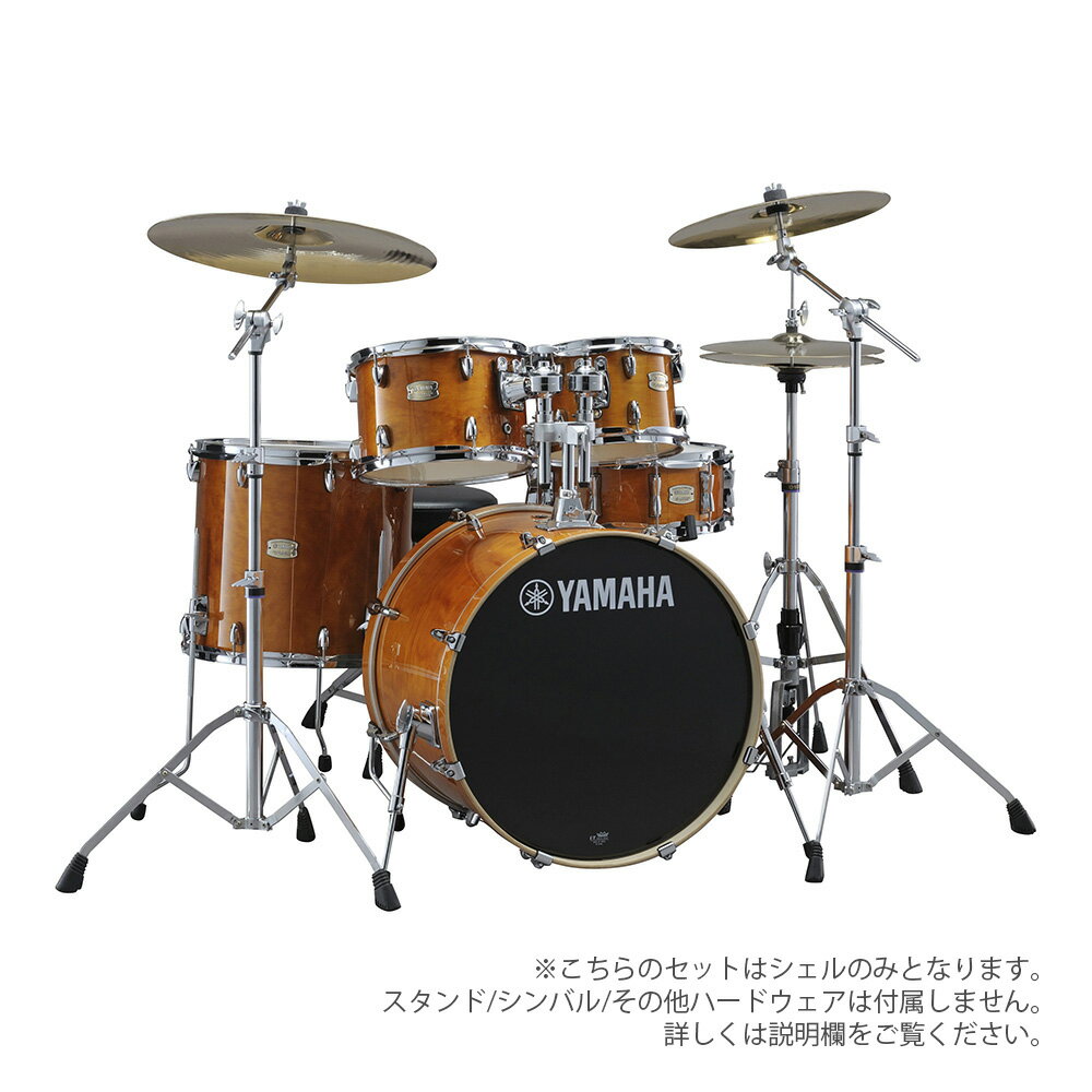 YAMAHA ( ヤマハ ) Stage Custom Birch SBP2F5 #HA ハニーアンバー 【 22"バスドラム 標準サイズ シェルセット 】【4月26日時点メーカー在庫あり 】 ドラムセット 中価格帯 中級者 軽音楽