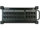 《 I/O拡張ユニット 》 ◆&nbsp; ALLEN&amp;HEATH ( アレンアンドヒース ) DX168 ◆ Qu Series対応 入出力拡張ユニット［ 商品説明 ］ ◆XLR入力&times;16/XLR出力&times;8の移動型I/O拡張ユニット。 ◆dLive、AHM-64、Avantis、SQシステムに対応。 ◆ファンタム電源LEDインジケーターを備えたマイクプリアンプ&times;16とXLRライン出力&times;8を搭載。 ◆CAT5e/CAT6ケーブル一本を介しEtherConポート経由で、dLiveコントロール・サーフェス/ミックスラック、SQ、Avantis、アップストリーム用DX168に接続。 ◆互換性のある機器へのリダンダント接続、またはリモートI/O追加のたねのダウンストリーム用DX168へのデイジーチェーン接続のためのEtherConポートを搭載。 ◆重量わずか4.8kg。 ◆持ち運びに便利なキャリーハンドル付属。 ◆オプションのラックマウント金具を使用して4Uサイズにマウント可能。 With dLive 最大6台のDX168をdLIveシステムに直接接続（ミックスラックに4台、サーフェスに2台）。最大96のリモート入力と48のリモート出力が可能。dLive DXリンクカードまたはDXハブ経由でさらに多くのユニットと接続可能。 With Avantis 2台のDX168をデイジーチェーン接続してAvantis SLinkポートに直接接続。DXリンクカードやDXハブ経由で最大16台のDX168をAvantisシステムに追加可能。 With SQ 2台のDX168をデイジーチェーン接続してSQ SLinkポートに直接接続。オプションのSQ用SLinkカードを使用してさらに多くの接続。DXハブは最大8台のDX168を処理し、SQの48入力チャンネルへ自由に割り当て可能。 ※SQシリーズは、S-LINKカード(M-SQ-SLINK)を追加してもリダンダントは出来ません。 With AHM-64 2台のDX168をデイジーチェーン接続してAHM-64 SLinkポートに直接接続。DXハブ経由で最大8台のDX168をAHM-64に追加し、64入力チャンネルへ自由に割り当て可能。 &nbsp;［ 仕様 ］ ◆ DX168 ・16マイク/ライン入力（ファンタム電源ステータスLED付） ・8ライン出力 ・96kHz、1PSU、2RJ45（DXポート A / B） ・dLive S ClassおよびdLive C Class対応 ・DX168&times;2台をデイジーチェーン接続可能なカスケードモード ・Live機器対応のDXリダンダント接続 ・オプションのラックマウント金具を用意 ・プラグアンドプレイで動作 ・最大100mのCAT5e以上のカテゴリでSTP(FTP規格)のLANケーブルに対応 ・頑丈なラバー製バンパー ・寸法（W&times;H&times;D）：416.55&times;182.1&times;189mm ・質量：約4.6kg &nbsp;