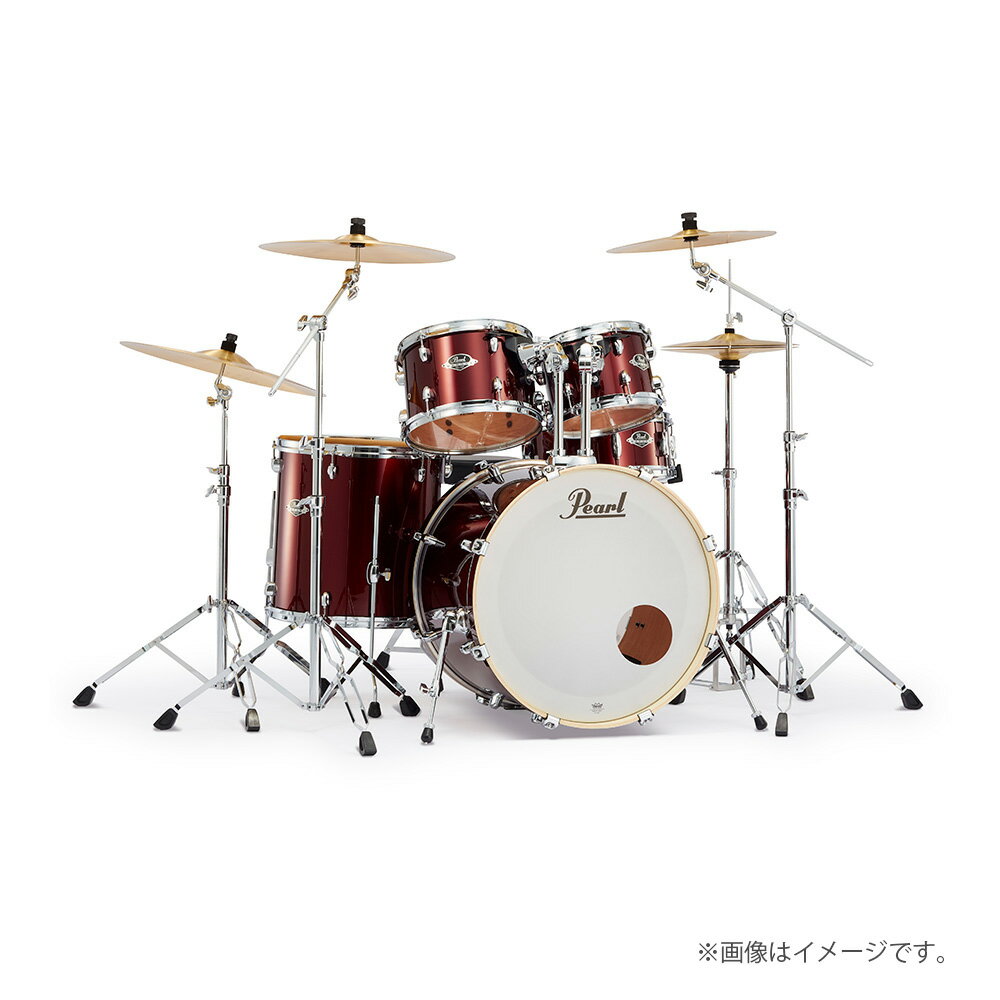 Drum set EXPORT The Best Selling Drum Set of All Time. パールのエントリーモデル「エクスポート」は全てをパッケージングしてこれ1台ですぐにドラムが始められる「Ready Set Go」のコンセプト。 &nbsp; パール75年の歴史の中で、最も多くのドラマーに愛用されている実績を持つExportドラムシリーズ。永く世界のミュージックシーンで鍛えられたサウンドは、今なお、新世代のドラムインフルエンサーに向けて輝きを放ち続けている。 &nbsp; マホガニーとポプラによるパワフルなシェルは、Exportの伝統を継承しつつも、パールの新たなサウンドテイストを意識している。 &nbsp; こちらはリハーサルスタジオやライブハウスに常設してあるセットと同様のパッケージ。 2クラッシュ仕様となっています。 &nbsp; 【 セット内容 】 バスドラム：22&quot;x18&quot; ※バスドラムマフラー（BDM-M）付属 タムタム；10&quot;x7&quot; / 12&quot;x8&quot; フロアタム：16&quot;x16&quot; スネアドラム：14&quot;x5.5&quot; ドラムスティック &nbsp; ●ハードウェア● H-830 ハイハットスタンド S-830 スネアスタンド P-830 ドラムペダル BC-830 シンバルブームスタンド　（x2） C-830 シンバルスタンド D-730S ドラムスローン TH-70I/Cタムホルダー（x2） &nbsp; ●シンバル●SABIAN Solar Cymbal 14&quot;ハイハットシンバル（x1ペア） 16&quot;クラッシュシンバル 18&quot;クラッシュシンバル 20&quot;ライドシンバル &nbsp; &nbsp; 【スペック】 シェル：6プライ&nbsp;(7.5mm) ポプラ＋マホガニー ラグ：NEL-100/C フープ：1.6mm スチールフープ タムマウント：Opti-Loc タム・サスペンションシステム ヘッド：REMO&nbsp;UC&nbsp;クリア(タムタム両面)&nbsp; 　　　　REMO&nbsp;UC&nbsp;パワーストローク3(バスドラム) &nbsp; 【Future】 ●A True Icon in the Drumming World.● ビギナーから若きロックドラマーまで、ドラムの楽しさを十二分に味わえるパールExportシリーズ。ドラムセットに備わるべきベーシックなポイントをすべてカバーしたこのモデルの存在はとても貴重。ドラムプレイはもとより、チューニングやセッティングまでドラムをトータルで学ぶには大変おすすめのできるモデル。 &nbsp; ●Take Your Drumming to the Next Level● Exportシリーズは、ベーシックなスタイルの中にパールだからこそ可能なクオリティの高いアイテムを盛り込んだドラムセットのベストセラーモデル。多くのドラマーにとって夢を実現できる最も身近なドラムということができ、最高のサウンドとパフォーマンスを引き出すためのさまざまなデザインが施されドラマーの快適な演奏をバックアップする。 &nbsp; ■上記製品仕様は2022年8月時点のものです。■ ※製品の仕様及びデザインは予告なく変更される場合があります。 ※多数のサイトに掲載しております。ご注文のタイミングによりご用意できない場合がございます。あらかじめご了承くださいませ。 随時更新するよう努めてはおりますが、最新状況は常に変動するため合わせてメーカーでもご確認下さい。 &nbsp;