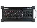 《 ステージボックス 》 ◆ ALLEN&amp;HEATH&nbsp; ( アレン アンド ヒース )　AB168 ◆ 移動型 入出力拡張ユニット ステージボックス［ 商品説明 ］ ◆ 【Allen &amp; Heath】AB168 ◆48kHz、XLR入力&times;16、XLR出力&times;8 ◆Qu、Avantis、SQミキサーおよびAHM-64オーディオマトリクス・プロセッサーに対応。 ◆ファンタム電源インジケーターとXLRライン出力&times;4を搭載し、dSNAKEプロトコルで動作。 ◆すべてのI/Oをミキサーから最大100mの位置に配置可能。 ◆一本のCAT5e/CAT6ケーブルを使用して、dSNAKEイーサコンポート経由でAR2412オーディオラックに接続。もうひとつのイーサコンポートは、別のAB168とのデイジーチェーン接続またはMEパーソナルミキシングシステムとの接続に対応。 ◆システムと同期して自動的にファームウェアを更新。 ◆わずか4.8kgと軽量ながらゴム製のバンパーを採用するなど優れた耐久性を獲得。 ◆オプションでラックマウントにも可能。 ◆キャリーハンドル付属 &nbsp;［ 仕様 ］ ◆ AB168の特徴 ・48kHz ・16マイク/ライン入力(XLR) ・8ライン出力(XLR) ・EXPANDERポート（RJ45/イーサコン) ・dSNAKEポート（RJ45/イーサコン) ・MONITORポート（RJ45/イーサコン) ・最大100mのCAT5e以上のカテゴリでSTP(FTP規格)のLANケーブルに対応 ・耐久性に優れたラバー製バンパー ・持ち運びに便利なキャリーハンドル ・オプションでラックマウント金具を用意 ・寸法（W&times;H&times;D）：416.55&times;182.1&times;189mm ・質量：約4.8kg &nbsp;