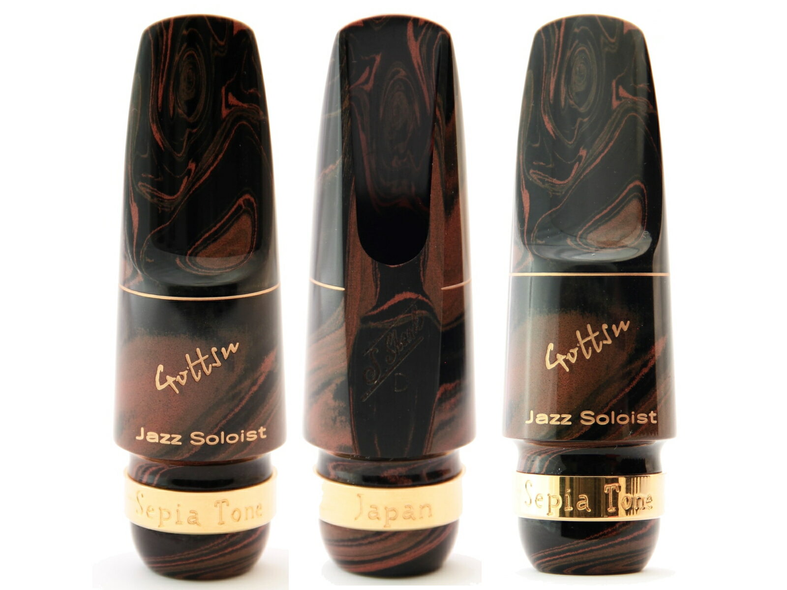 Gottsu ゴッツ C* ワンスター ジャズソロイスト マーブル アルトサックス マウスピース ラバー Jazz Soloist Marble C☆　以下対応不可 北海道 沖縄 離島 代引き 日本製 Original Hand Crafted