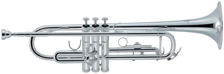 ワタナベ楽器 楽天SHOPのJ Michael Jマイケル 3年保証サポート TR-430S トランペット アウトレット 銀メッキ 管楽器 B♭ Trumpet セットR　以下対応不可 北海道 沖縄 離島 代引き 同梱｜アングル2