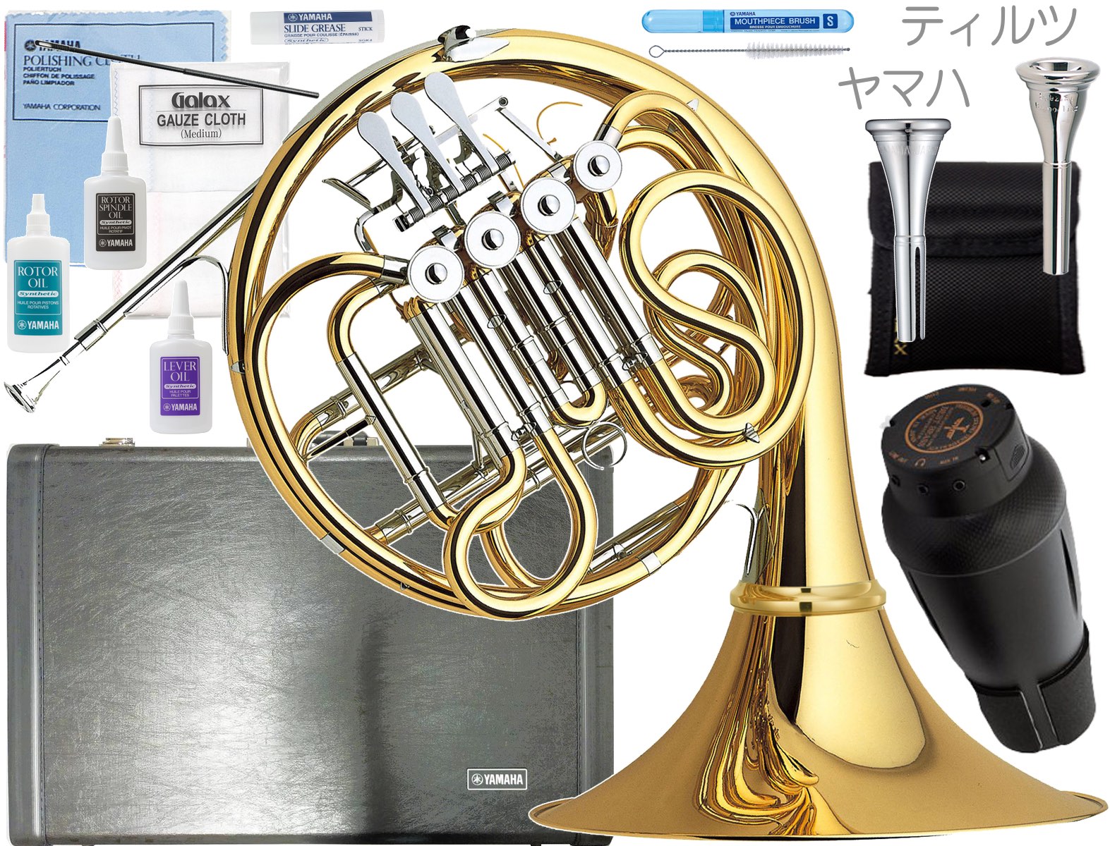 YAMAHA ( ヤマハ ) YHR-567D フレンチホルン デタッチャブル フルダブルホルン 管楽器 Full double French horn セミ…